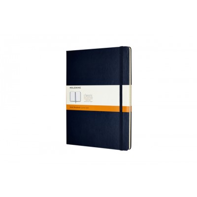 NOTITIEBOEK MOLESKINE XLARGE LIJN HC SAFFIER BLAUW