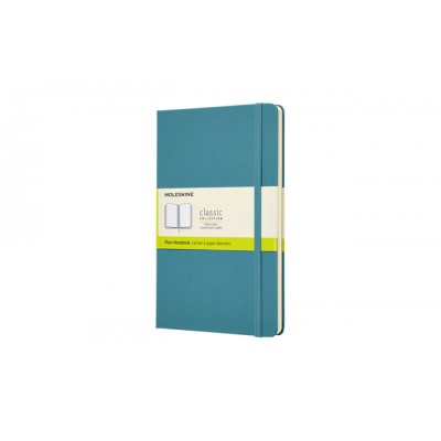 NOTITIEBOEK MOLESKINE LARGE BLANCO HC REEF BLUE