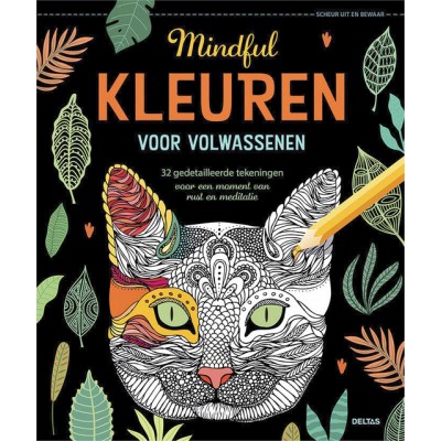 KLEURBOEK DELTAS VOLWASSENEN MINDFUL KLEUREN