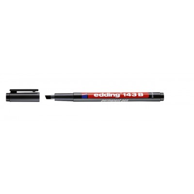 VILTSTIFT EDDING 143 BEITEL 1-3MM ZWART