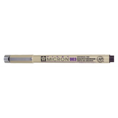 FINELINER SAKURA PIGMA MICRON003 0.15MM ZWART