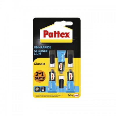 SECONDELIJM PATTEX CLASSIC 3GR 2+1 GRATIS