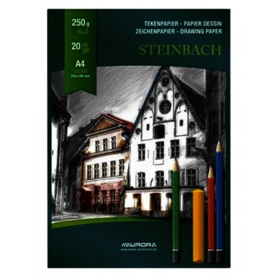 TEKENBLOK AURORA A4 250GR STEINBACH