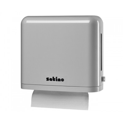 DISPENSER SATINO 331030 PT2 VOUWHANDDOEKEN Z/W-VOUW