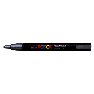 VERFSTIFT POSCA PC3M F ZILVER