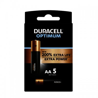 BATTERIJ DURACELL OPTIMUM AA 5ST