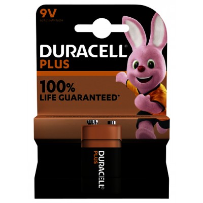 BATTERIJ DURACELL PLUS BLOK 9V 1ST