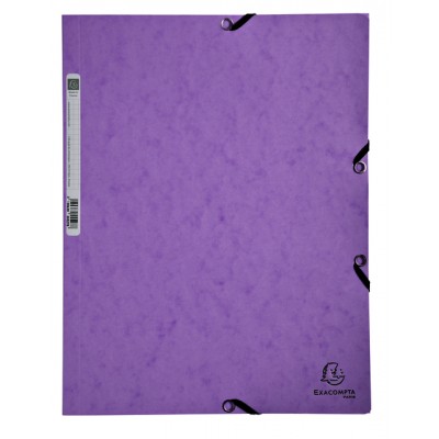 ELASTOMAP EXACOMPTA AQUAREL A4 3-KLEP LILA