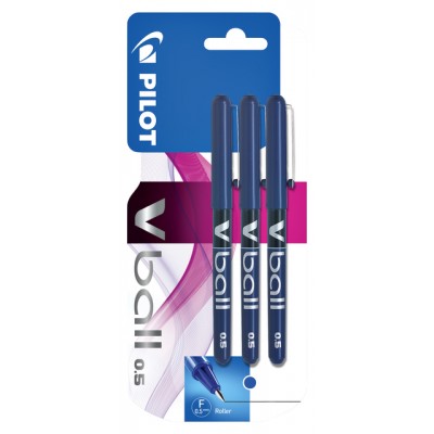 ROLLERPEN PILOT V-BALL GRIP V5 0.3MM BLAUW