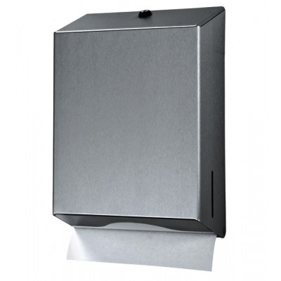 DISPENSER EURO VOUWHANDDOEKEN RVS