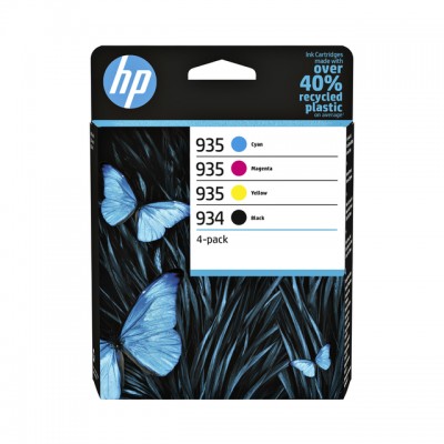 INKCARTRIDGE HP 934 935 6ZC72AE ZWART 3 KLEUREN