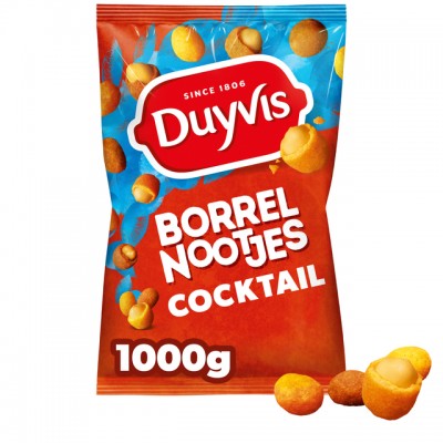 BORRELNOOT DUYVIS COCKTAIL 1000GR