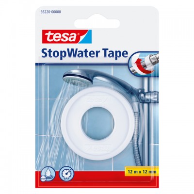 REPARATIETAPE TESA 56220 STOPWATER 12MMX12M WIT