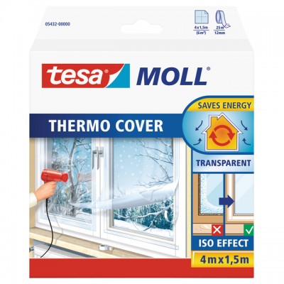 ISOLATIEFOLIE TESA 05432 VOOR GLAS 1,5X4M TRANSPARANT
