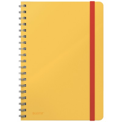 NOTITIEBOEK LEITZ COSY B5 GELIJND SPIRAAL GEEL