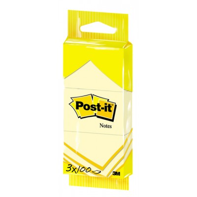 MEMOBLOK 3M POST-IT 6810 38X51MM GEEL