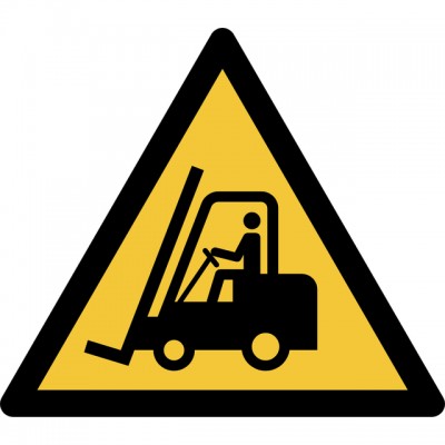 PICTOGRAM TARIFOLD WAARSCHUWING TRANSPORTVOERTUIG 200x176MM