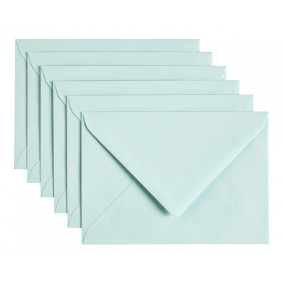 ENVELOP PAPICOLOR C6 114X162MM 6ST ZEEGROEN