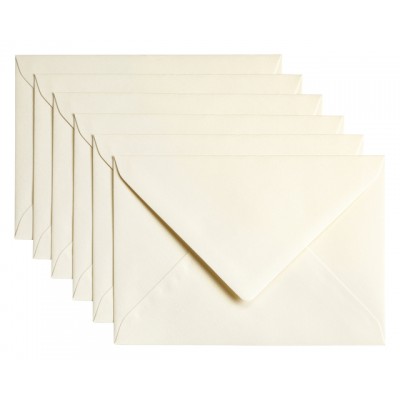 ENVELOP PAPICOLOR C6 114X162MM 6ST IVOOR