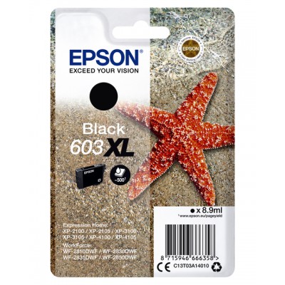 INKCARTRIDGE EPSON 603XL T03A1 ZWART