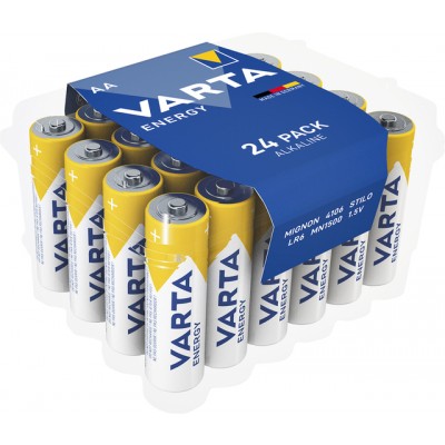 BATTERIJ VARTA ENERGY AA 24 PACK