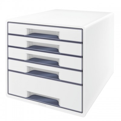 LADENBOX LEITZ WOW 5 LADEN WIT/GRIJS