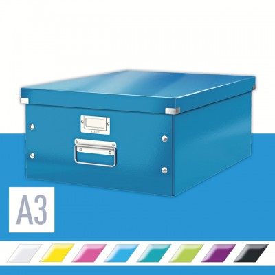 OPBERGBOX LEITZ C&S A3 BLAUW