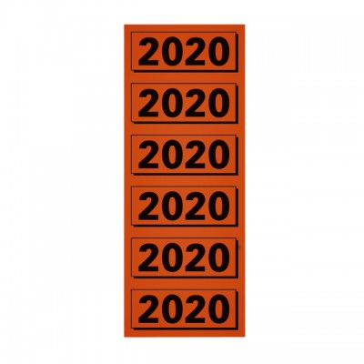 RUGETIKET ELBA 2020 JAARETIKET ROOD