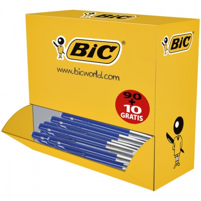 BALPEN BIC M10 BLAUW 90 + 10 GRATIS