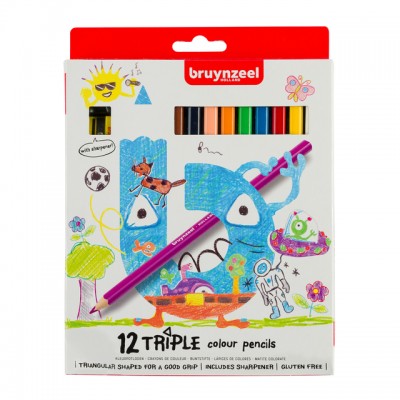 KLEURPOTLOOD BRUYNZEEL KIDS TRIPLE ASS