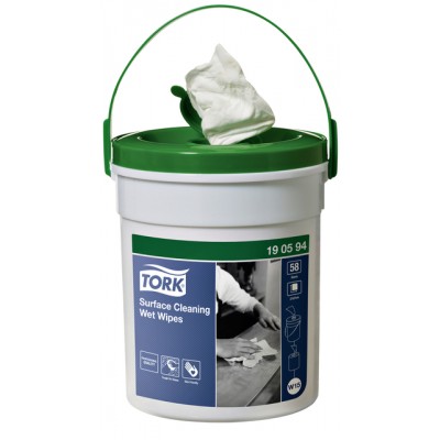 POETSDOEK TORK W14 SURFACE WIPES 58VEL 190594