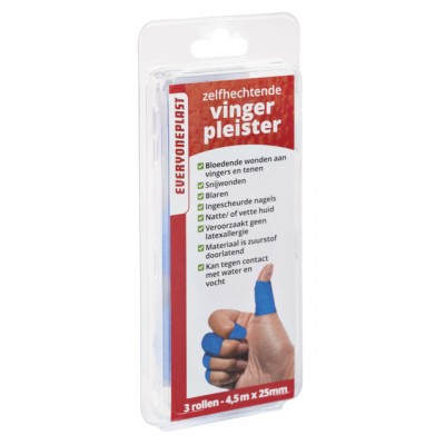 VINGERVERBAND ZELFKLEVEND BLAUW