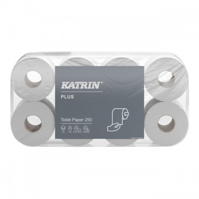 TOILETPAPIER KATRIN PLUS 3LAAGS 250VEL 72ROL 11711