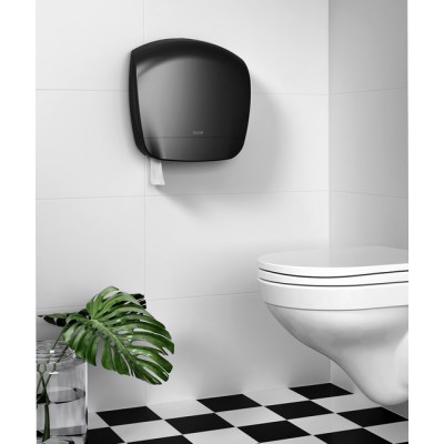 DISPENSER KATRIN 92162 TOILETPAPIER GIGANT L ZWART