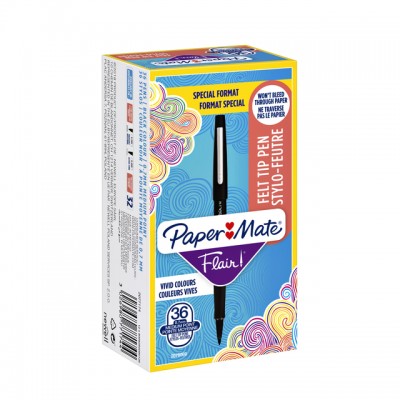 FINELINER PAPER MATE FLAIR ORIGINAL 1.0MM ZWART