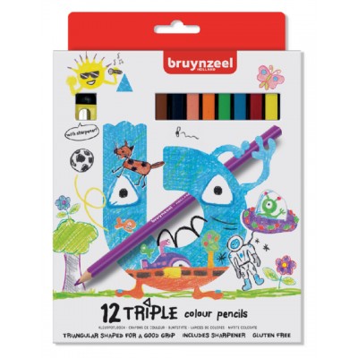 KLEURPOTLOOD BRUYNZEEL KIDS TRIPLE ASS