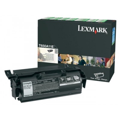 TONERCARTRIDGE LEXMARK T650A11E PREBATE 7K ZWART