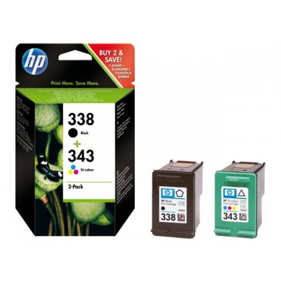 INKCARTRIDGE HP 338 343 SD449EE ZWART KLEUR