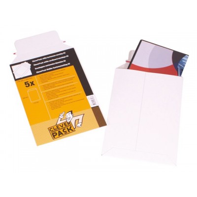 ENVELOP CLEVERPACK A5 176X250MM KARTON WIT