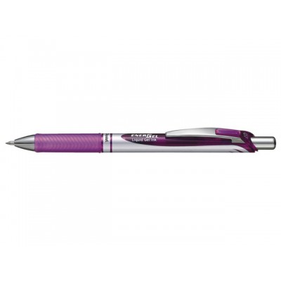 GELSCHRIJVER PENTEL ENERGEL BL77 DRUK 0.4MM VIOLET