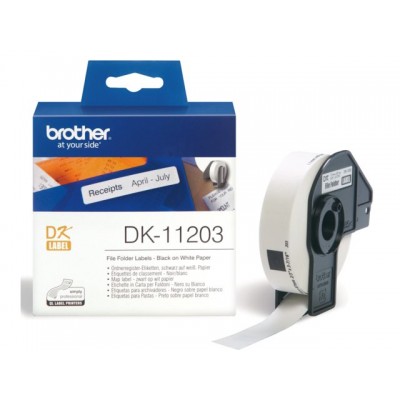 LABEL ETIKET BROTHER DK-11203 17MMX87MM WIT