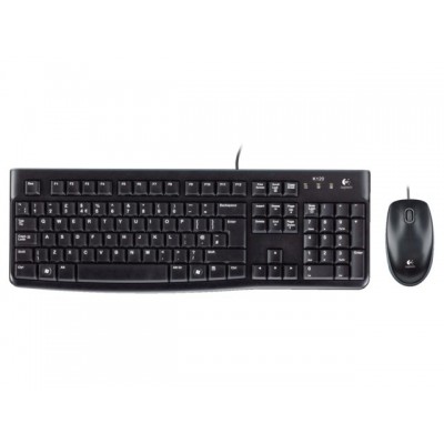 TOETSENBORD LOGITECH MK120 + MUIS USB ZWART