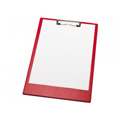 KLEMBORD A4/FOLIO KLEM 10CM ROOD