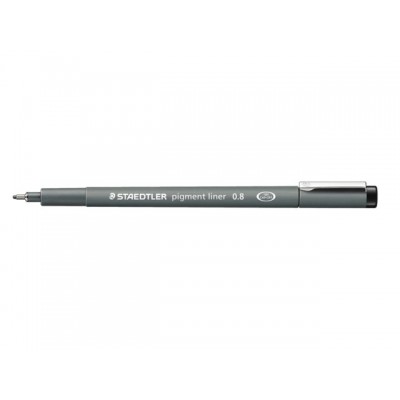 FINELINER STAEDTLER PIGMENT 308 0.7MM ZWART
