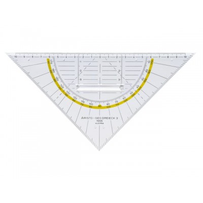 GEODRIEHOEK ARISTO 1555/2 225MM MET GREEP