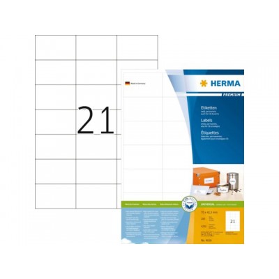 ETIKET HERMA 4616 70X42.3MM PREMIUM A4 4200ST