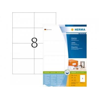 ETIKET HERMA 4626 105X74MM PREMIUM A4 1600ST