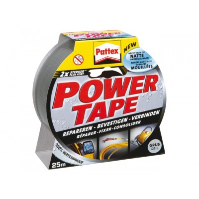 PLAKBAND PATTEX 50MMX25M POWER TAPE GRIJS