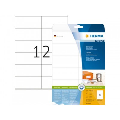 ETIKET HERMA 4363 105X48MM PREMIUM A4 300ST