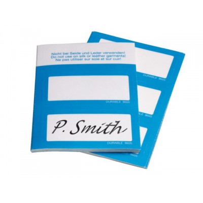 BADGE DURABLE 8605.06 30X60MM ZELFKL BLAUW